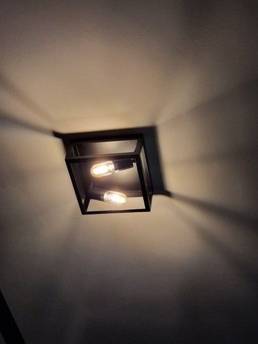 Black industrial ceiling