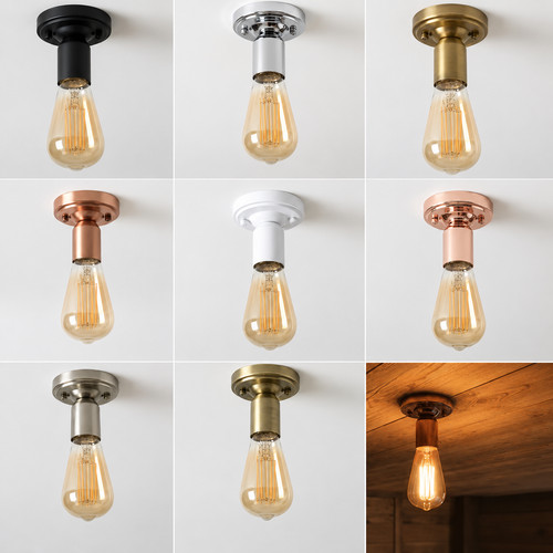 Vintage ceiling light fitting - light,
