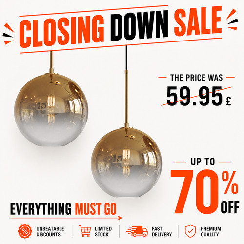 Glass ceiling light fitting - glass,