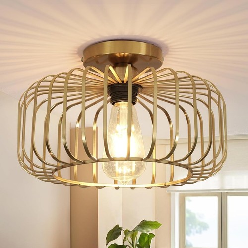 Gold ceiling light fixture - gold,