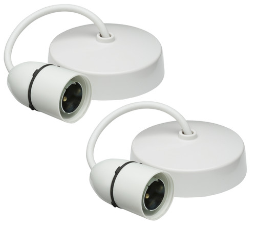 Pendant light fitting set - 2x,