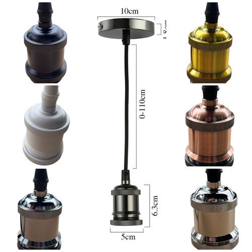 E27 ceiling rose light fitting - ceiling,