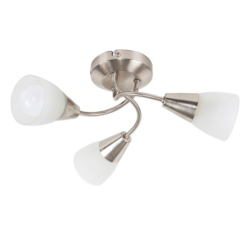 Brushed chrome ceiling light - brushed,