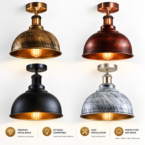 Vintage flush mount ceiling - vintage,