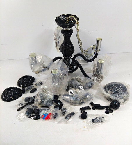 Black light chandelier - 5-light,