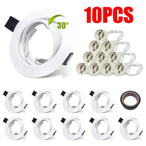 Pack led recessed - 10, ceiling